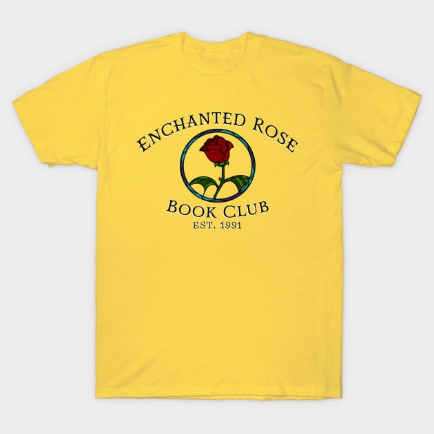 Enchanted Rose Book Club T-Shirt by audistry